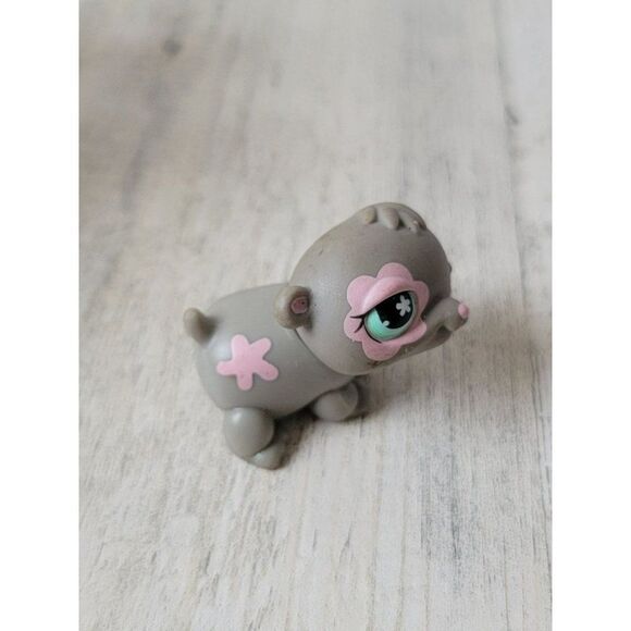 Littlest Pet Shop Hasbro 2007 hamster Mouse flower LPS toy - Picture 2 of 5